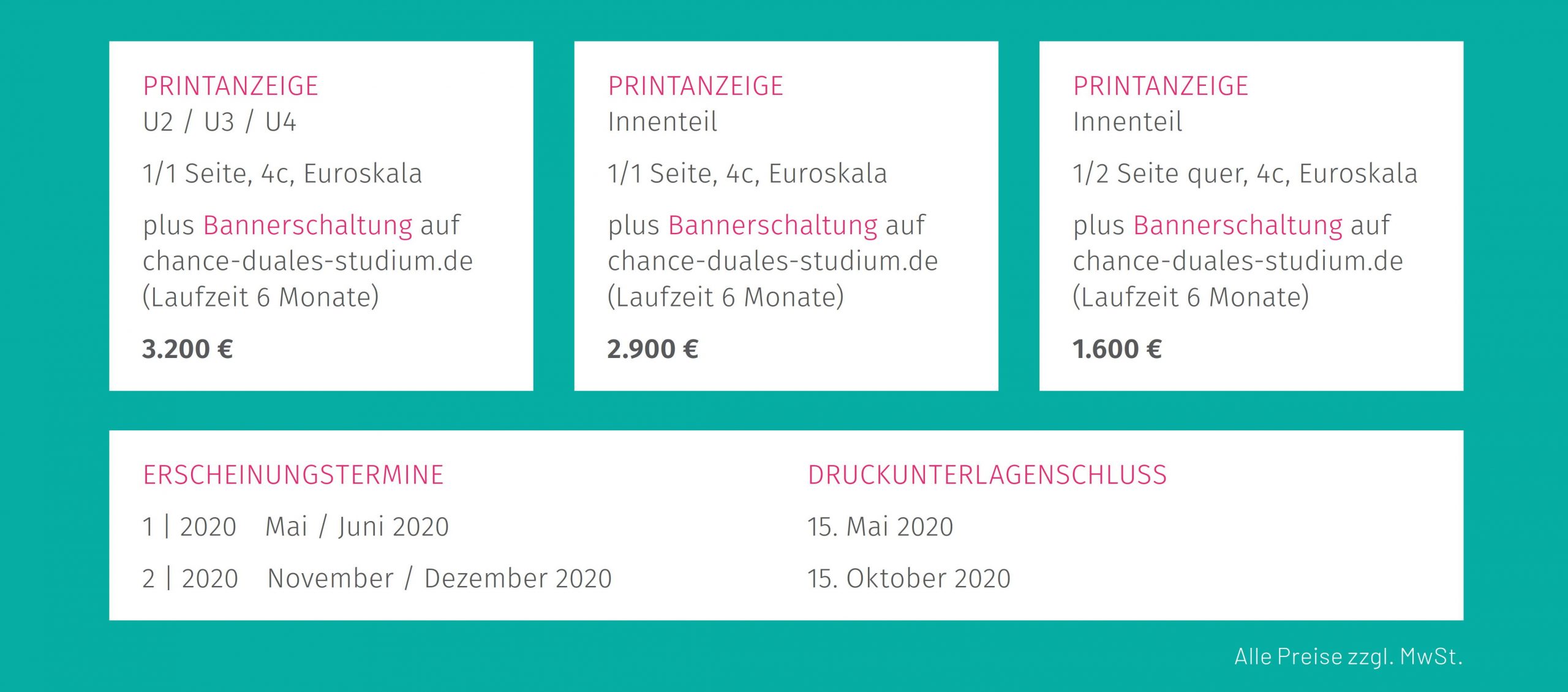 Duales Studium Mediadaten
